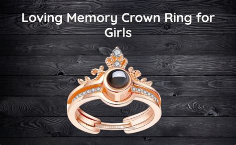University Trendz I Love You 100 Languages Loving Memory Crown Ring for ...