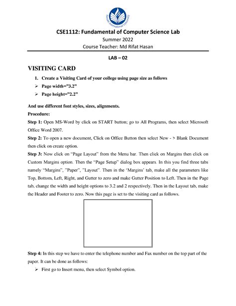 Image result for Word Module 2 Lab Project