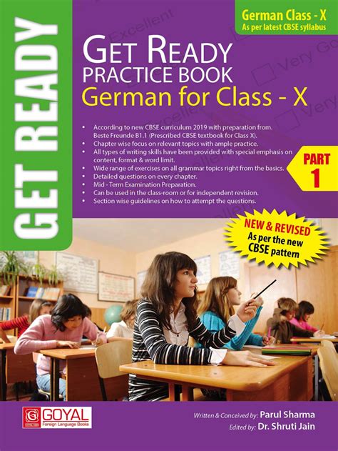 Get Ready Practice Book German For Class-X (Part 1) | Goyalpublishers