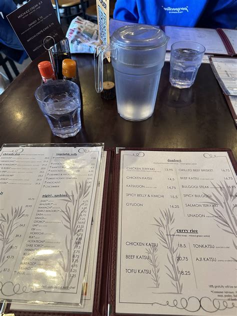 Carta del restaurante MAKI, Rockville