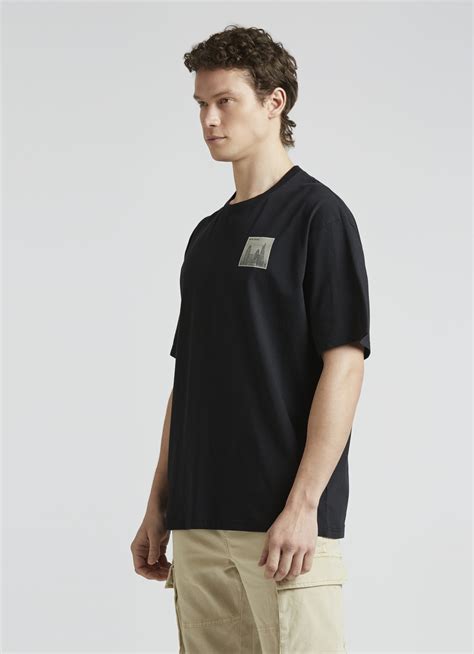 Black Back Print Short Sleeve Oversized T-shirt | Pepe Jeans India