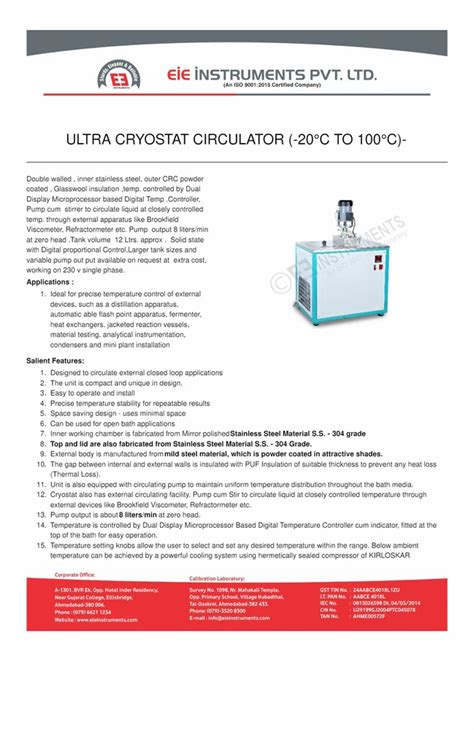 general laboratory instruments - High Precision Constant Temperature ...