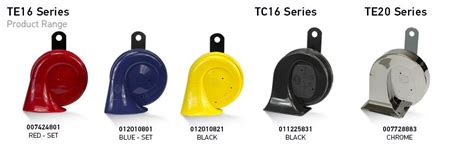 Hella 007728883 Chrome Trumpet Horn Set ( 12V,400/500 Hz,105 -118 dB ...