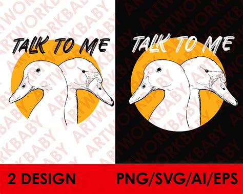 Talk to Me Goose Svg Digital Download, Talk to Me Goose Png Sublimation ...