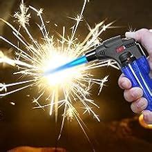 Jet Flame Gas Lighter for Kitchen - Windproof Pocket Lighter for BBQs ...