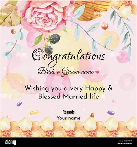Wedding Card Congratulations