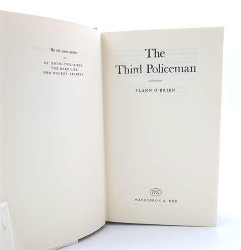 The Third Policeman. First Edition (1967) - Ulysses Rare Books