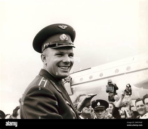 Russian cosmonaut Major Yuri Alekseyevich Gagarin (1934-1968 Stock Photo - Alamy