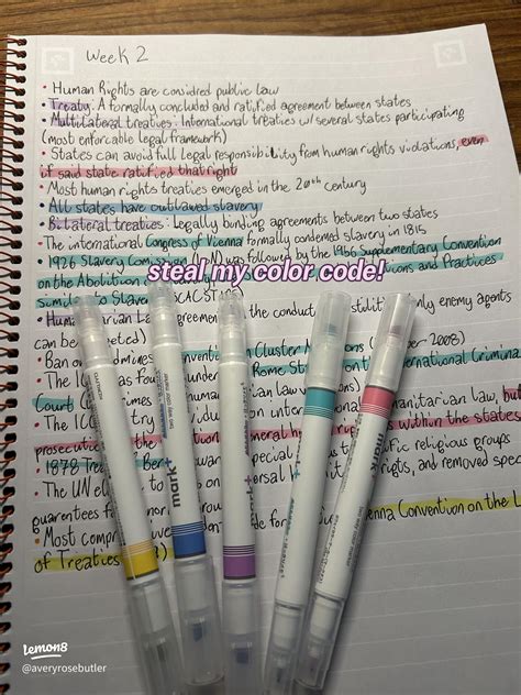 Image result for Color Code Notes