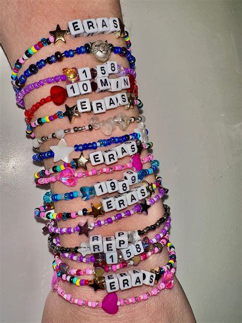 Taylor Swift Friendship Bracelets - Etsy in 2023 | Taylor swift party ...
