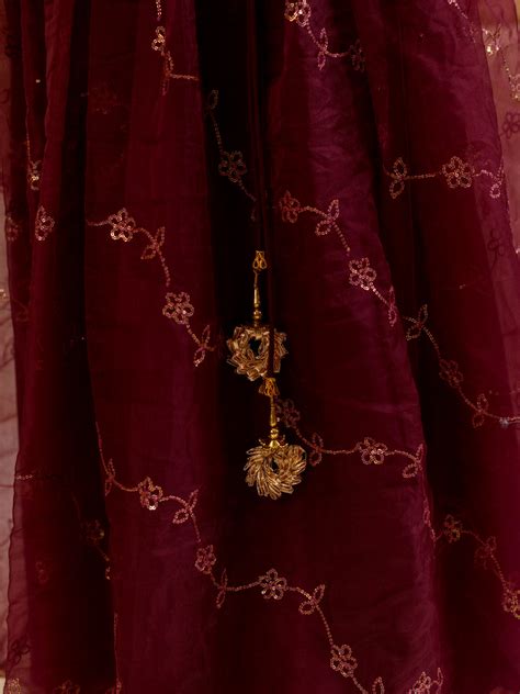 Buy Girl Embellished Thread Work Ready to Wear Lehenga