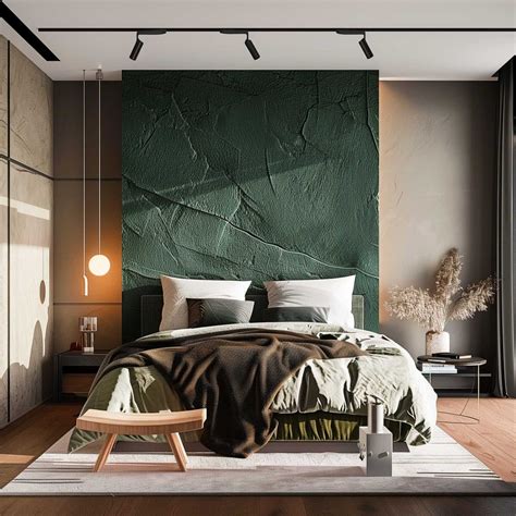 50+ Green Accent Bedroom Wall Ideas That Will Make You Green With Envy ...