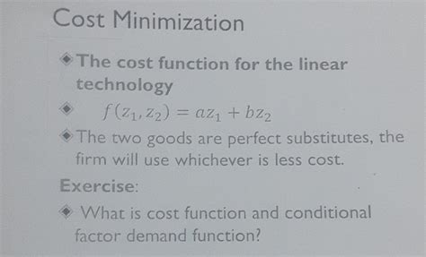 Image result for Cost Minimization Linear Programming