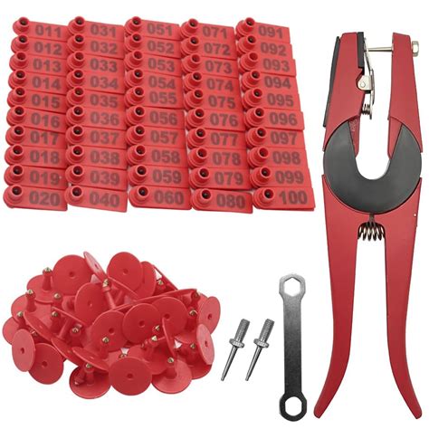 HASTHIP® Livestock Ear Tag Applicator - Cattle Ear Tags - Animal Ear ...