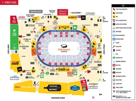 Little Caesar Arena Venue & Parking Maps | 313 Presents