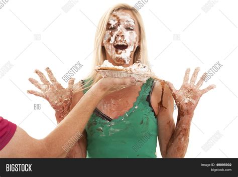 Woman Just Got Pie Image & Photo (Free Trial) | Bigstock