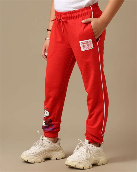 Peanuts Printed Regular Fit Jogger For Girls – Kidsville
