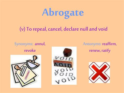 PPT - ABROGATE PowerPoint Presentation, free download - ID:6520046
