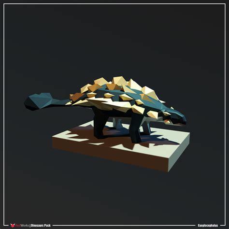 ArtStation - Low Poly Dinosaurs Pack | Resources