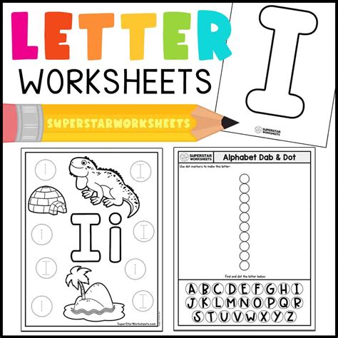 Letter I Preschool Worksheets