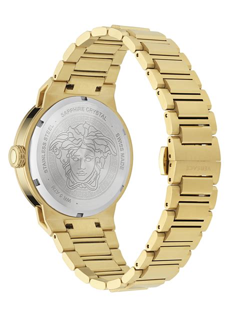 Versace Medusa Gold Round Dial Quartz Men Watch - VE7E00623 - At JUST ...