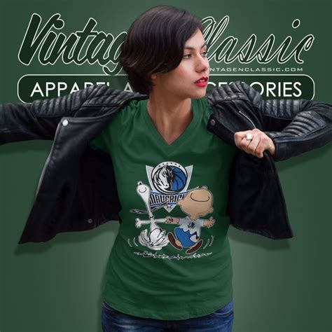 Charlie Brown Snoopy Happy Dallas Mavericks Shirt - Vintagenclassic Tee