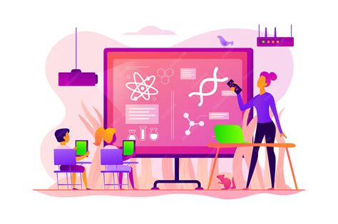 Science lessons concept. | Premium Vector