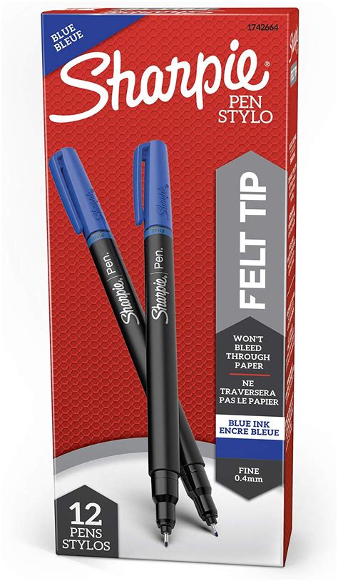 Amazon.com : Sharpie 1742659 Fine Point Pens, Blister of 2 Pens, 3 ...