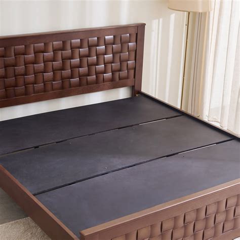 Buy Helios Lisbon Paul Mahogany Wood King Bed - Walnut from Helios by ...