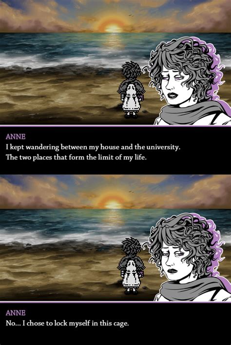 That's Anne, she is an eternal student and she's sick of that. Is that ...