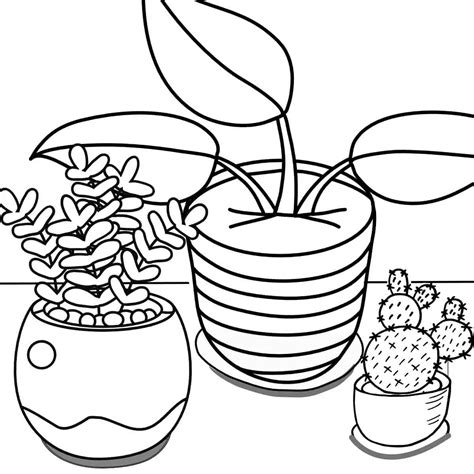 Types Of Plants Coloring Pages - Free Printable Worksheet