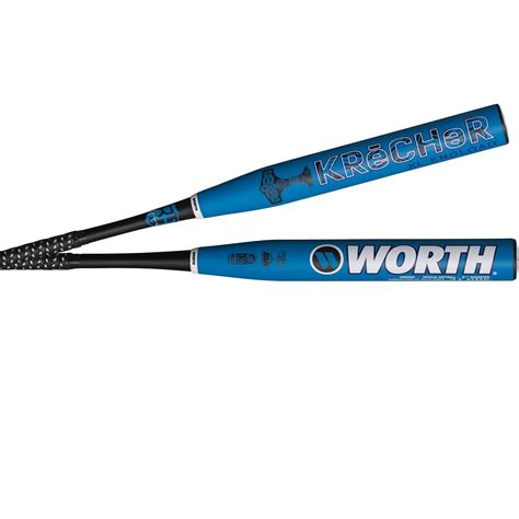 Worth Krecher XL USA Slow Pitch Softball Bat (WSA3KRL), 56% OFF