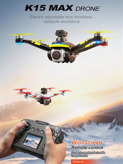 The New K15 MAX Remote-Controlled Drone Is Equipped With An Upgraded ...