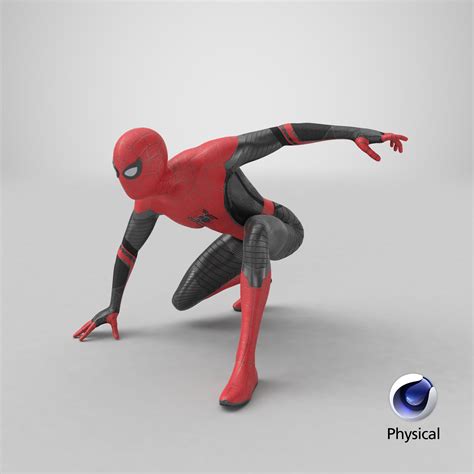 Spider Man Ready Pose 3D Model $159 - .3ds .blend .c4d .fbx .max .ma ...