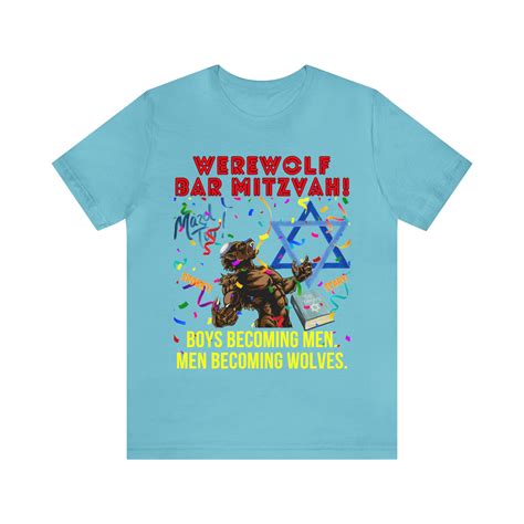 Werewolf Bar Mitzvah! Tee - Etsy