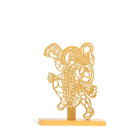 Jai Hanuman Desk/Car Dashboard Stand in Brass – DecorTwist