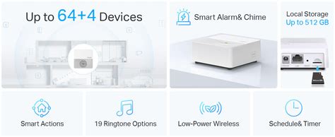 Tapo H200 Smart Hub with Built-in Chime, Requires 2.4Ghz Wi-Fi, Connect ...