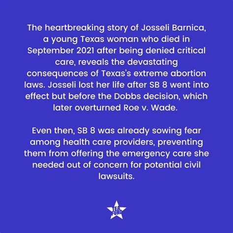 Remembering Josseli Barnica — Texas Equal Access Fund