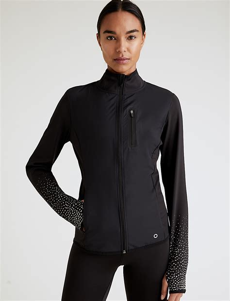 Buy Padded Reflective Running Jacket at Marks & Spencer