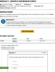 Module 3 Knowledge Check 的图像结果