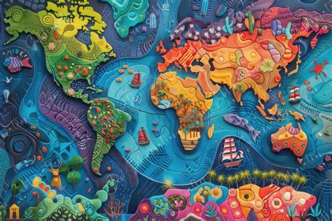 World Map Art 的图像结果