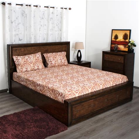 Buy Mandarin Classic Double Fitted Sheet Set from Home Centre at just ...