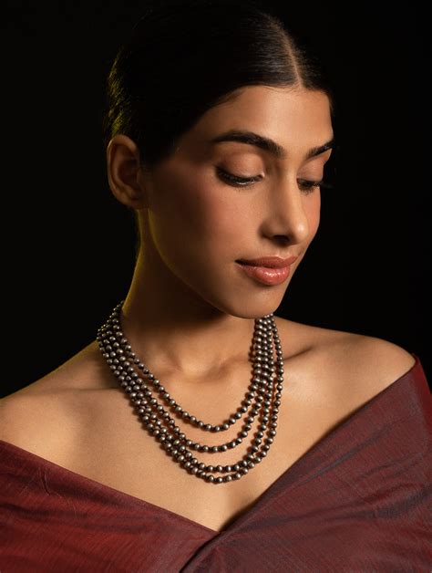 Buy Pure Silver Traditional Maharashtrian Neckpiece - Jondhalemani (4 ...