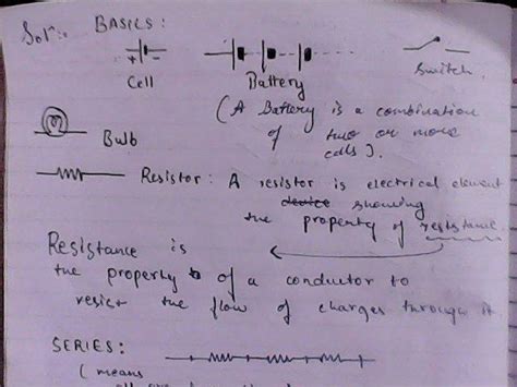 Draw a circuit diagram for the descriptions below. Remember to use the ...