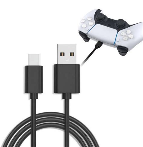 Type C Usb Compatible for Ps5 Handle Charging Cable Power Supply Cord ...