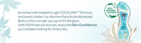 Buy Parachute Advansed Body Lotion, Cocolipid and Water Lily, 400 ml ...