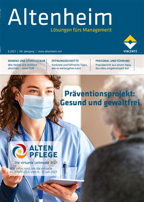 Präventionsprojekt in Pflegeheimen: Gesund und gewaltfrei - Altenheim