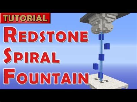 Image result for Minecraft Redstone Fountain Tutorials