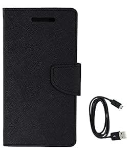 RRTBZ Diary Wallet Flip Cover Case for Lenovo K6 Power with Data Cable ...