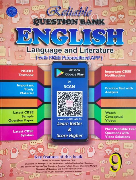 Class 9 - Reliable English Language & Literature Question Bank For CBSE ...